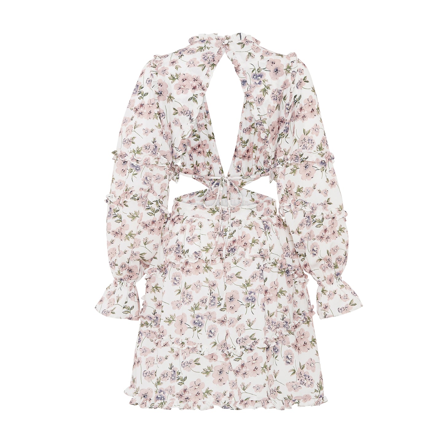 SPRING DREAM RUFFLED DRESS