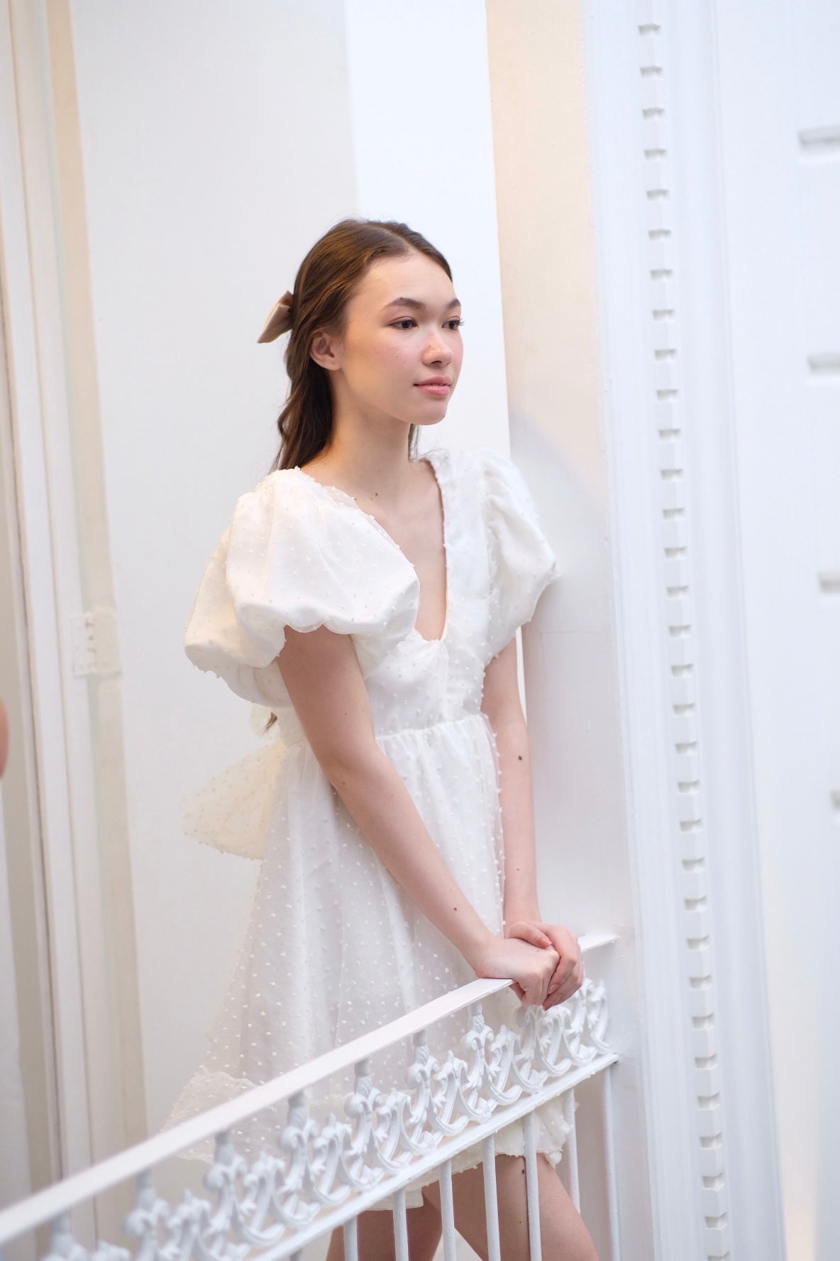 MAJOLICA TULLE ORGANZA DRESS