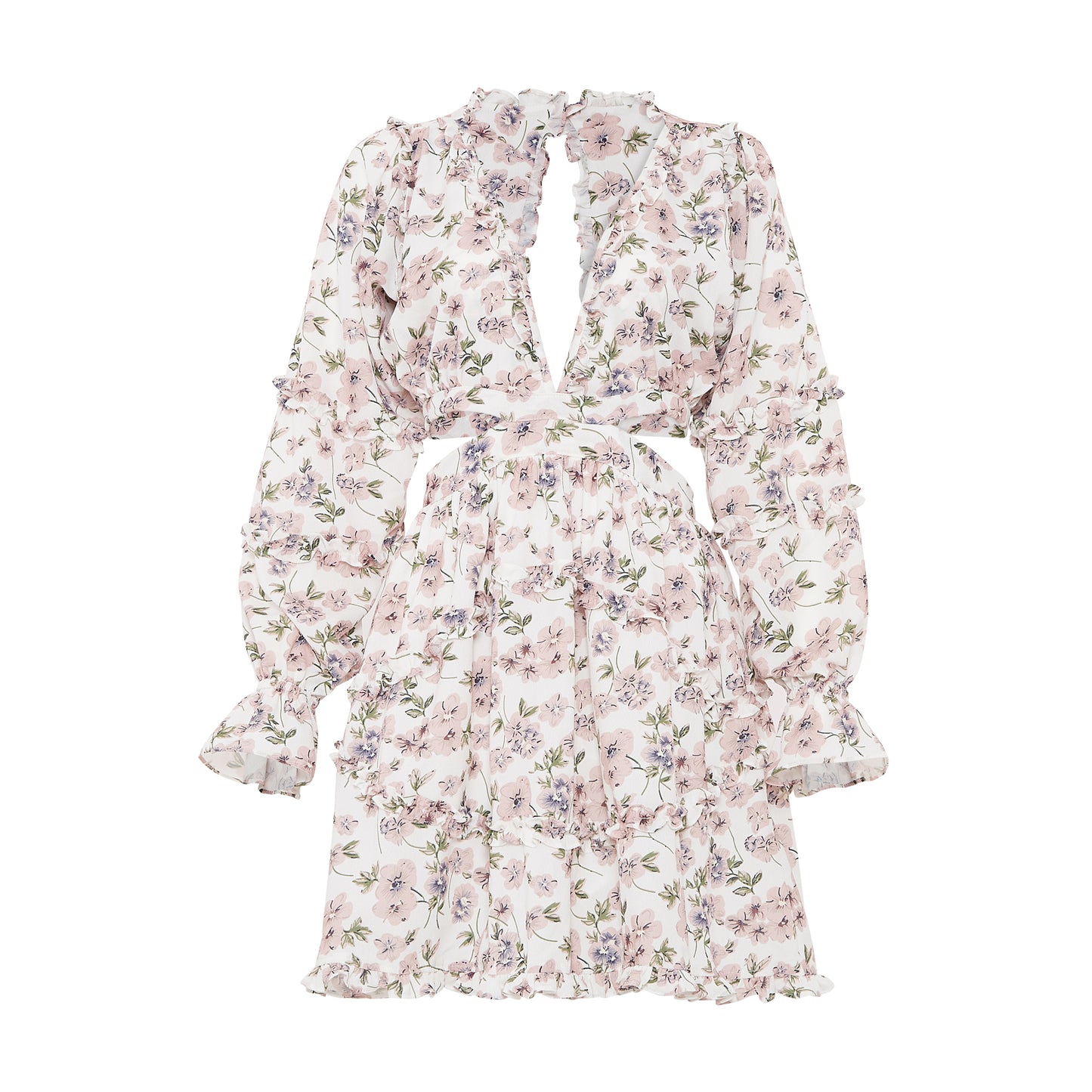 SPRING DREAM RUFFLED DRESS