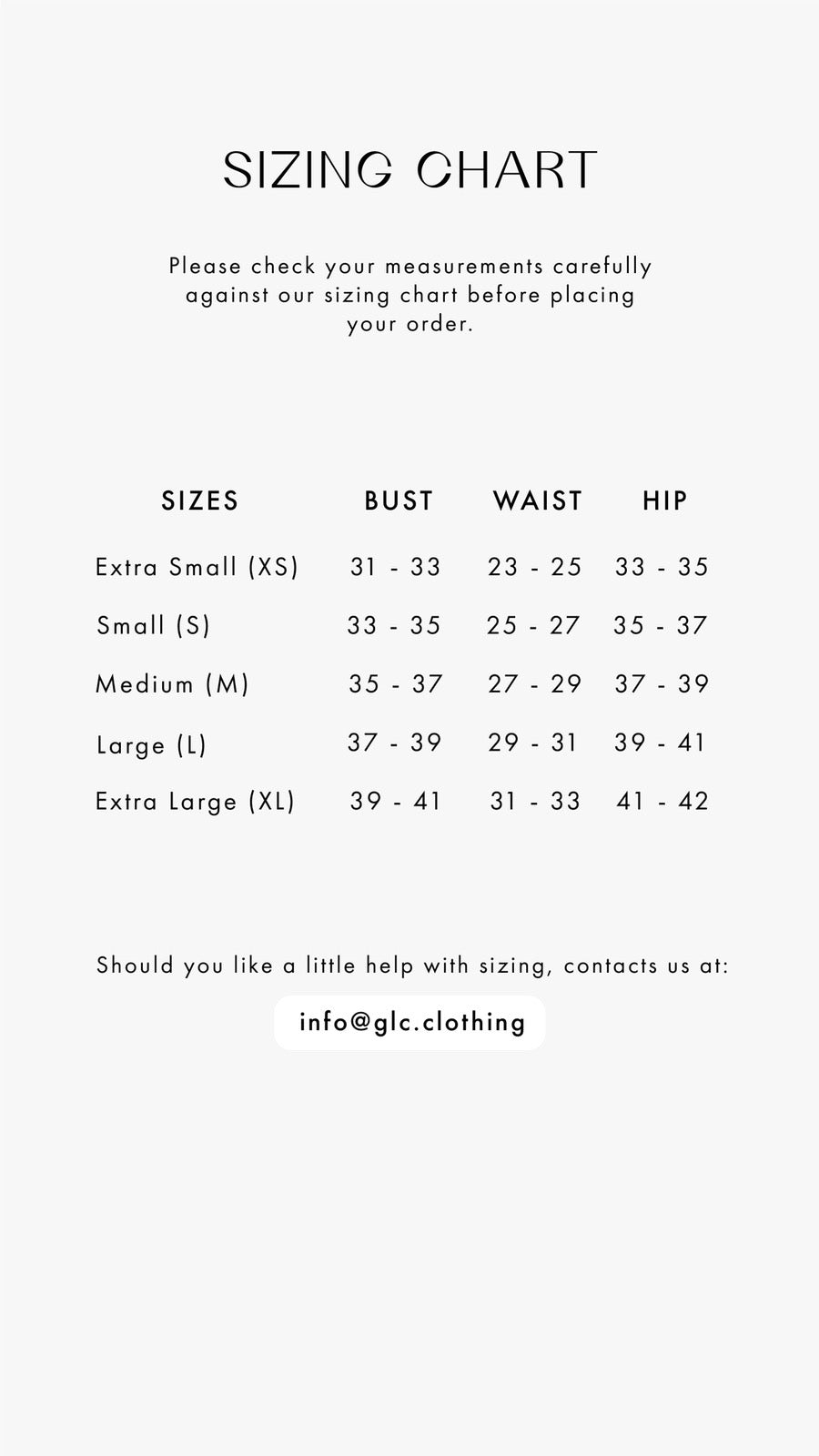 BESPOKE TAILORING