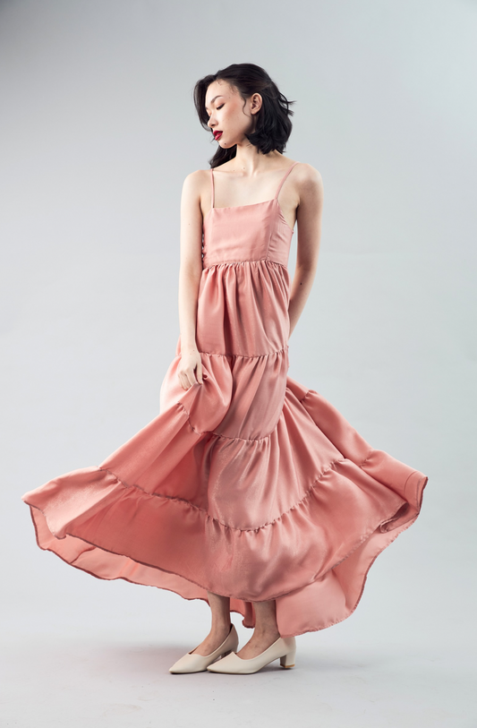SERAPHINE TIERED MAXI DRESS