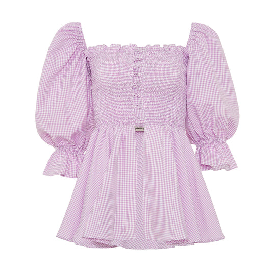 FREYA GINGHAM TOP