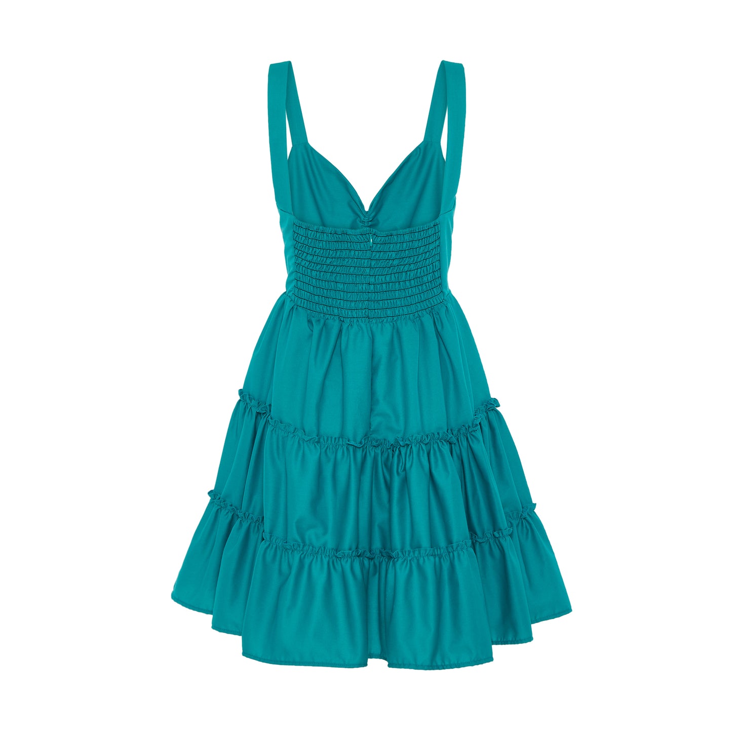 EZRE RUFFLED SKIRT DRESS