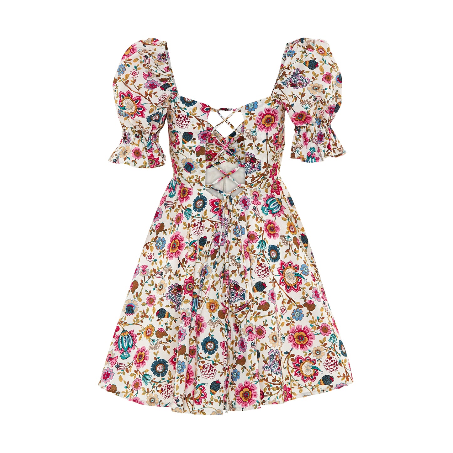 SIGNATURE DRESS IN PLUMMET