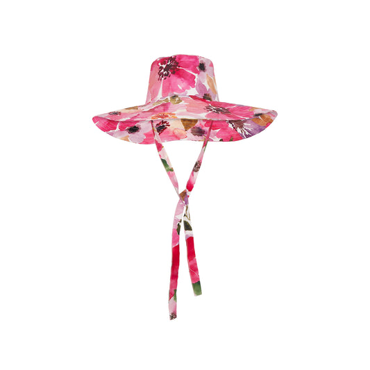 SPRING BLUSH TIE HAT